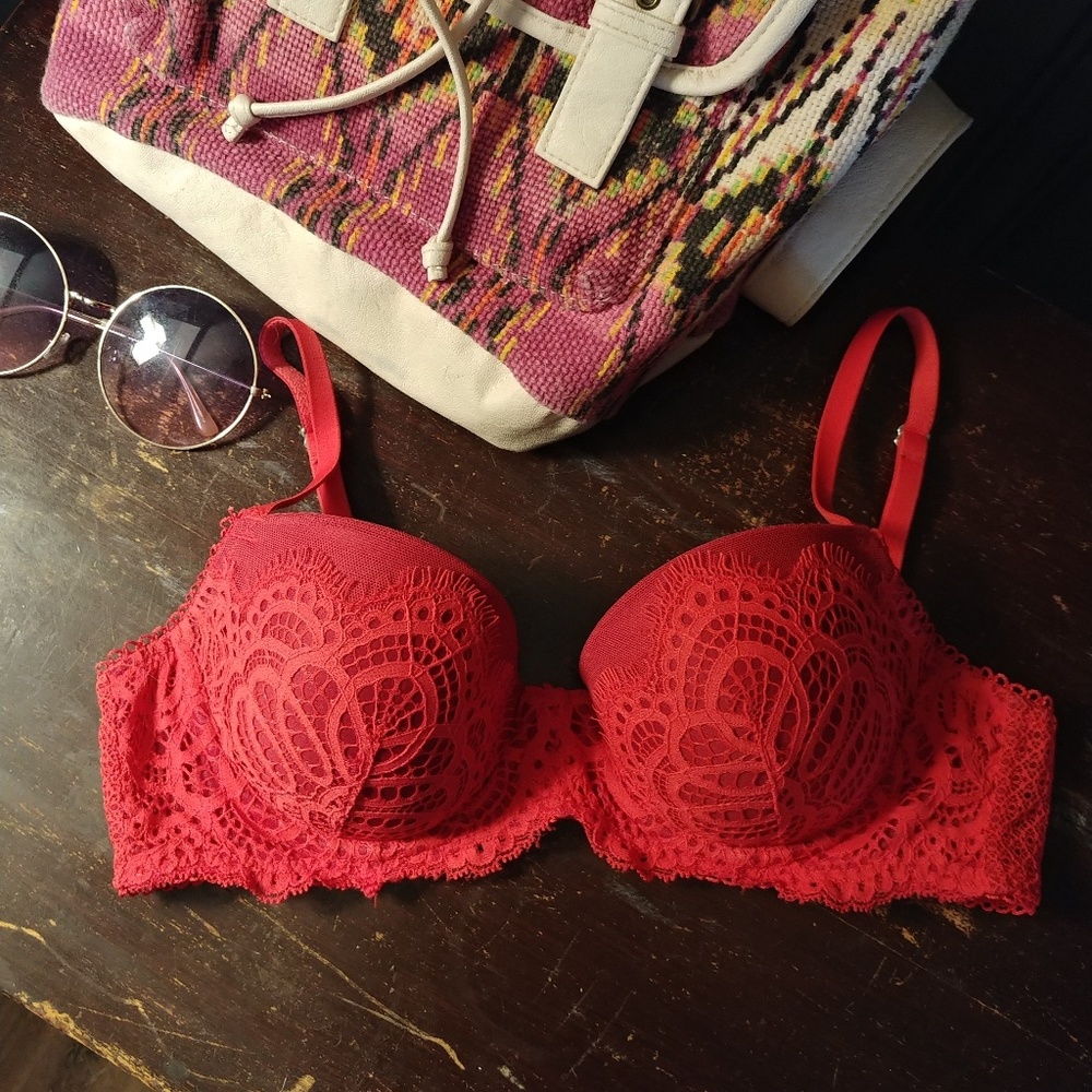 Victoria Secret Bra Red Lace Sexy